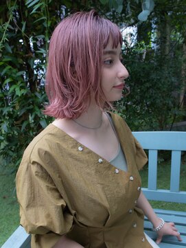 美容室 コーストアール 稲毛店(coast-R) ハイトーン×ワンレン【稲毛駅】