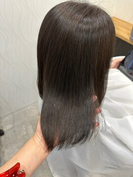 ヘアーカルチャー おゆみ野店(HAIR CULTURE) ミディアムストレート大人可愛い艶髪スタイル