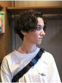 【まどか】ハンサムショートパーマ