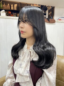 ワールドオーダー 天王寺店(WORLD ORDER) 顔周り、レイヤーカット