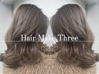 ヘアーメイク スリー(Hair Make 3)の写真/【鳳/富木】暗色でも透明感!重たい印象を与えない上品なcolor*[駐車場有/白髪ぼかしハイライト/グレージュ]