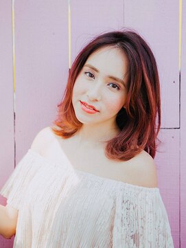 スタリー(Starry) センター分けミディ20代/30代/40代ハレマチ通り