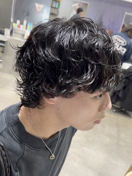 フィフスパーク(fifth PARK) メンズ緩めシャドウパーママッシュウルフ渋谷サーフカール学生