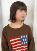 外ハネボブ くびれヘア 小顔カット 似合わせカット 透明感