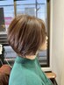 髪質改善カラー+似合わせカット+エイジングケアトリートメント￥16500→￥15000