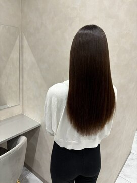 キング(K!ng) 縮毛矯正髪質改善ハイライトレイヤーカット枚方美容室エクステ