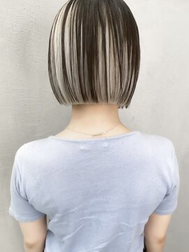 ギークス(GEEKS) 【GEEKS渋谷】切りっぱなしボブ/アンブレラカラー/夏カラー/小顔