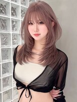 ロンド ジュルード 名古屋(Lond jeloud)&nbsp;質感たっぷり流行りのレイヤーヘア 前髪カット ハッシュカット