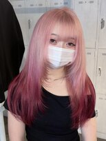 アドネ プライム(adne prime)&nbsp;ホワイトピンク/ビビットピンク/グラデーションルーツ