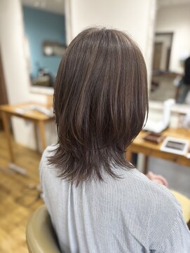 ジャガラ 津田沼店(JAGARA) ミディアムレイヤー×ベージュ