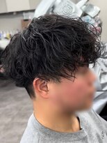 ゴールドシブヤ(GOALD SHIBUYA)&nbsp;【リアルお客様スタイル】刈り上げ波巻きマッシュ