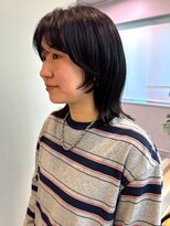 アトリエ タキ(atelier.taki)&nbsp;黒髪 顔周りカット 前髪カット 顔周りレイヤー 艶髪 20代
