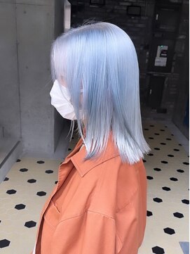  fit stand 千葉/ショートボブ/カット/パーマ/ダブルカラー/トリートメント/縮毛矯正 イメチェン/ピンクベージュ/アンブレラカラー[千葉]