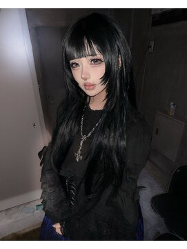 アリー 原宿(ALLY) ハッシュカットシャギーウルフレイヤーカットエクステレイヤー