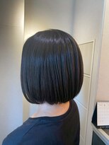 エイム ヘア リンク 長津田店(eim hair rink) 艶髪ワンカールボブ/髪質改善ストレート【長津田/髪質改善】