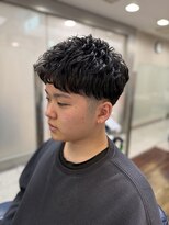 銀座マツナガ 東京駅店 ツーブロックフェード