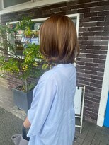 アズグロウ エクラ(AS GROW 'eclat) デザインカラーアンニュイカールボブ