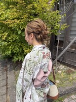 エルパライソ 鯖江店(Elparaiso)&nbsp;【和装ヘアアレンジ】ボブシニヨン