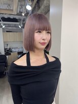 hyon myon/RISEbyREVO 綾瀬店【ヒョンミョン】&nbsp;ハッシュカット/デザインカラー/グレージュ[綾瀬駅/韓国ヘア]