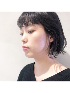 フェンヘアーアイス 中目黒(Fen.hair ici) ボブ 前下がりボブ ポイントカラー ブリーチ