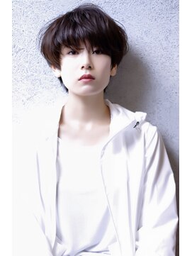 アンフェインド02(UNFEIGNED 02) 黒髪カタログ/クラゲヘアー/オリーブグレー/伏見/栄