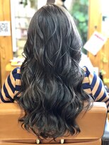 ララテラス(LaLa Terrace)&nbsp;ブルージュバレイヤージュ×セミウェットグラマラスウェーブ