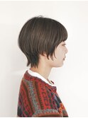 似合わせカットイメチェン/ショートミニウルフ/アースカラー