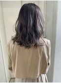 透け感ハイライト&アッシュベージュ♪