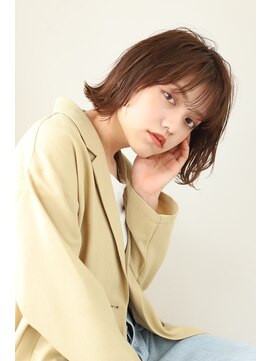 エクリフルール(equri fleur) 【イルミナカラー】春夏切りっぱなし外ハネボブ