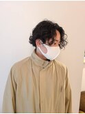 アンニュイパーマボブ