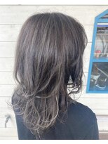 ヒマワリ(HIMAWARI)&nbsp;ハイライト　グレー　ミディアム　レイヤー