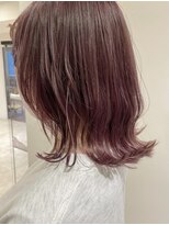 ジャム(Jam)&nbsp;切りっぱなしボブ×人気のピンクラベンダーカラー★中村大輔