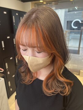 ミルクティー(Milk TEA) 今期トレンド☆オレンジ×ミルクティー インナーデザイン