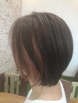 レストタイムマムヘアー(Rest Time Mom hair)&nbsp;マッシュウルフ　インナーカラーピンク