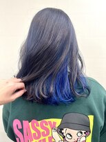 セブンルックスクレオ(7LOOKS creo) インナーカラーブルー