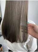 【髪質改善】地毛風ストレート/艶髪/透明感/トリートメント