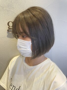 ジレ(giLet) ボブ×カーキグレージュ