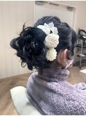 ヘアセット×前撮り×成人式×結婚式×簡単アレンジ×似合わせ