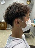 メンズパーマ波巻きパーマツイストスパイラルパーマ30代鹿児島