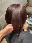 艶感レッドブラウンカラー