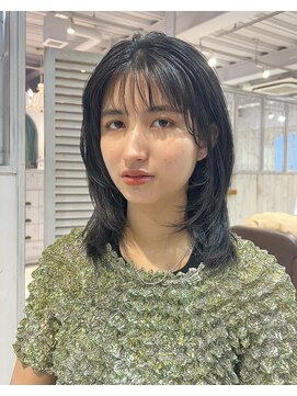 リコバイアフロート(riko by afloat) ミディアムレイヤー/透明感カラー/ブルーブラック