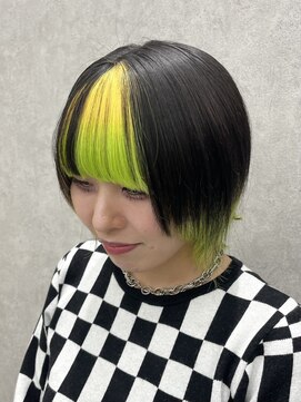 ヘアサロン ドット トウキョウ カラー 町田店(hair salon dot. tokyo color) 黒髪/ボブルフ/ネビージュ/小顔/ワンレン/前髪