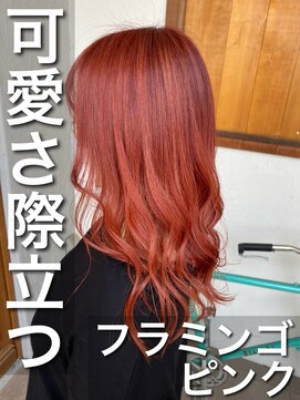 パディントン(Paddington) ケアブリーチで作る☆フラミンゴピンク♪