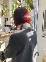 ザ パス 警固店(the path)&nbsp;暖色カラー×ミニボブ