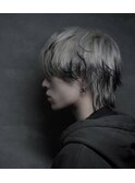 ホワイトエンドカラーウルフ