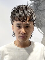 ピークアブー 原宿ハラカド(PEEK-A-BOO) マレットウルフ/メンズショート/メンズウルフ/クリームパーマ