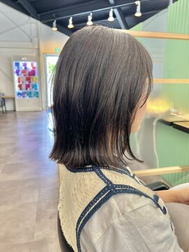 ロナ 岡崎竜美丘店(RONA) 軽さがある切りっぱなしボブ♪