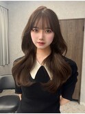 博多/韓国ヘア/ベージュ/顔周り