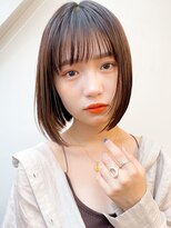 ブロッサム 東久留米店(Blossom)&nbsp;20代30代◎ロングボブくびれヘア夏カラー×透明感ブラウン