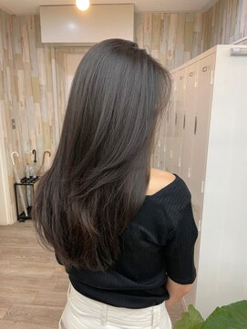 ネウィ 調布(newi) ミディアムレイヤーカット艶髪/美髪スタイル#ヘルシースタイル